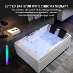 Empava 72JT367 Whirlpool Massage Spa Tub