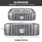 Portable 6-Person Inflatable Hot Tub with Jets