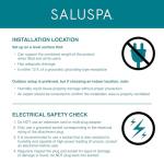 Bestway SaluSpa Santorini HydroJet Inflatable Spa