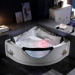 Empava 2-Person Corner Jetted Spa Bathtub