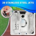 AquaLife Edgewater 5-6 Person 28-Jet Hot Tub
