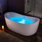 Woodbridge 72" Whirlpool Heated Soaking Bathtub