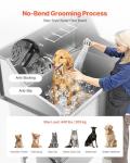 VEVOR Stainless Steel Pet Bathing Station with Storage