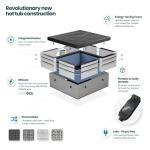 Wave Garda 4 Person Portable Eco Foam Hot Tub