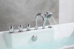 Empava 59" Freestanding Whirlpool Bathtub with Jets