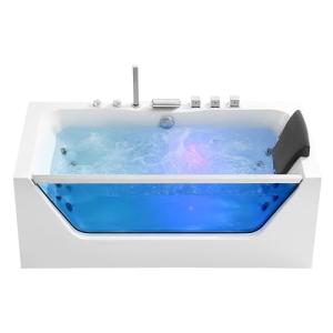 Empava 59" Hydromassage Acrylic Whirlpool Bathtub