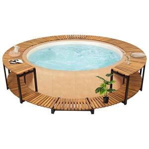 CHARMMA Inflatable Hot Tub Surround and Step System