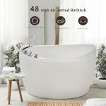 Empava 48" Air Jetted Freestanding Massage Tub