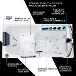 ANZZI Walk-In Tub with Massage Jets and Aromatherapy