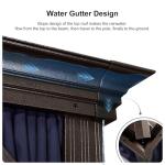 Purple Leaf 12' Hardtop Gazebo Canopy for Hot Tub