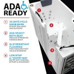ANZZI Walk-In Tub with Massage Jets and Aromatherapy