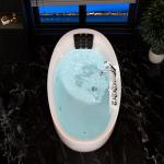 Empava 59" Freestanding Jetted Whirlpool Bathtub