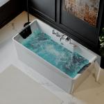 Empava 59" Freestanding Jetted Whirlpool Bathtub