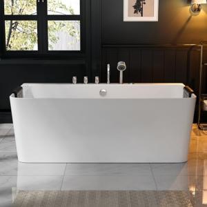 Empava 67" Acrylic Freestanding Whirlpool Bathtub