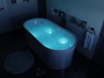 ANZZI 67" Air Jetted Whirlpool Bathtub with LED