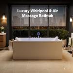 Empava 71" Jetted Alcove Spa Bathtub