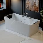 Empava 59" Freestanding Jetted Whirlpool Bathtub