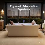 Empava 71" Jetted Alcove Spa Bathtub
