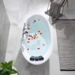 Empava 59" Freestanding Jetted Whirlpool Bathtub