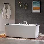 Empava 59" Freestanding Jetted Whirlpool Bathtub