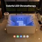 Empava 71" Jetted Alcove Spa Bathtub