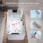 Empava 67" Acrylic Freestanding Whirlpool Bathtub