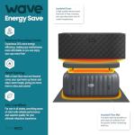 Wave Pacific 6-Person Inflatable Hot Tub Bundle