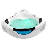 Empava 2-Person Corner Jetted Whirlpool Bathtub