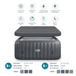 Wave Pacific 6-Person Inflatable Hot Tub Bundle