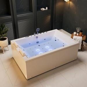 Empava Jetted Whirlpool Spa Tub for 2