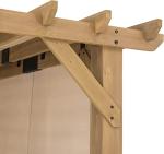 Sunjoy 10x11 ft Cedar Hot Tub Pergola