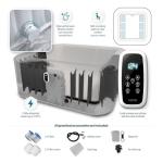 Wave Pacific 6-Person Inflatable Hot Tub Bundle