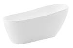ANZZI 67" Glossy White Freestanding Soaker Hot Tub