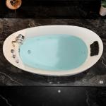 Empava Oval Hot Tub with 7 Hydro Massage Jets