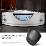 Empava 2-Person Corner Jetted Whirlpool Bathtub