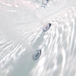 Empava 59-Inch White Freestanding Whirlpool Bathtub