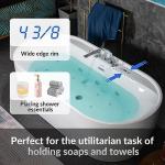 WOODBRIDGE 72" Heated Whirlpool and Air Bath Tub