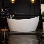 Empava Oval Hot Tub with 7 Hydro Massage Jets