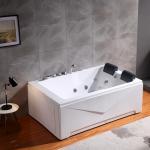 Empava 2-Person Whirlpool Bathtub with 16 Jets