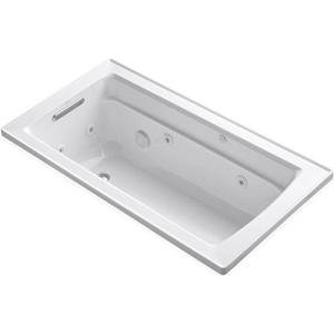 Kohler Archer 5 ft White Whirlpool Bathtub