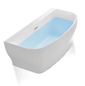 ANZZI 65" Oval Freestanding Acrylic Hot Tub