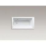 Kohler Archer 5 ft White Whirlpool Bathtub