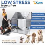 Stainless Steel Dog Bathing Station with Ramp