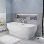 ANZZI 65" Oval Freestanding Acrylic Hot Tub