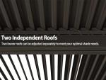 Purple Leaf Adjustable Hardtop Pergola for Patios