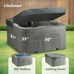 LifeSmart 4-Person Hot Tub Spa with Cover