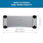 Avenli Inflatable Hot Tub Spa for 4-6 People