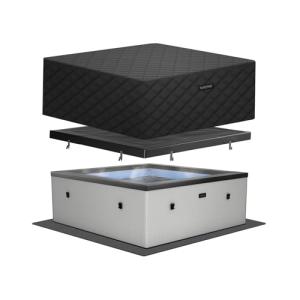 Wave Garda 4-Person Eco Foam Hot Tub Bundle