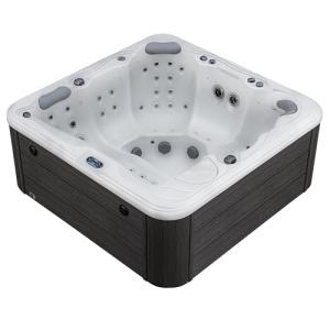 Outdoor Hot Tub for 5 with Bluetooth and Waterfall