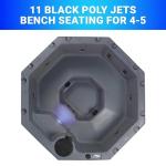 AquaLife Invi 5-Person Hot Tub with Jets & Lights